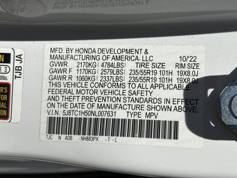 Certified 2022 Acura RDX FWD w/ Technology Package image 35