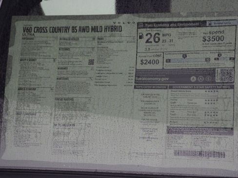 New 2026 Volvo V60 B5 Cross Country Ultra w/ Climate Package image 18