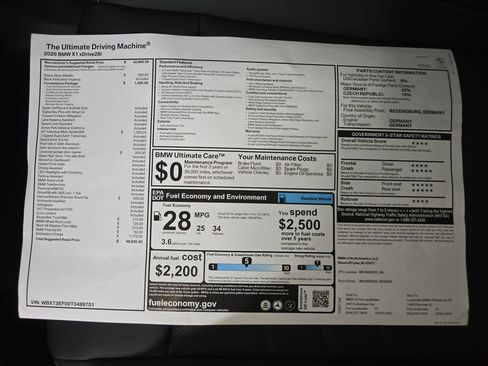 Used 2026 BMW X1 xDrive28i w/ Convenience Package AWD/4WD image 21