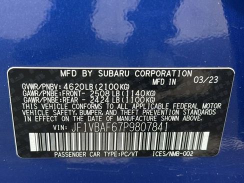 Used 2023 Subaru WRX Premium AWD/4WD image 33