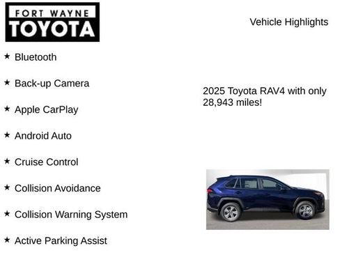 Used 2025 Toyota RAV4 XLE AWD/4WD image 7