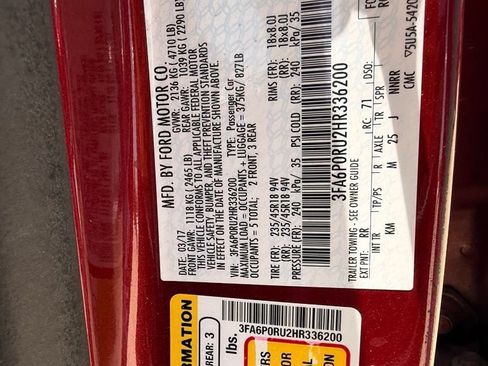 Used 2017 Ford Fusion Titanium FWD image 28