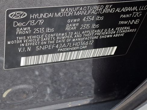 Used 2020 Hyundai Sonata SEL w/ Convenience + Sunroof Package FWD image 28