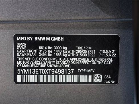 New 2026 BMW X5 M Competition w/ Executive Package AWD/4WD image 26