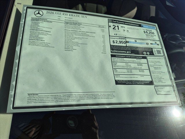 New 2026 Mercedes-Benz GLE 450 4MATIC image 16