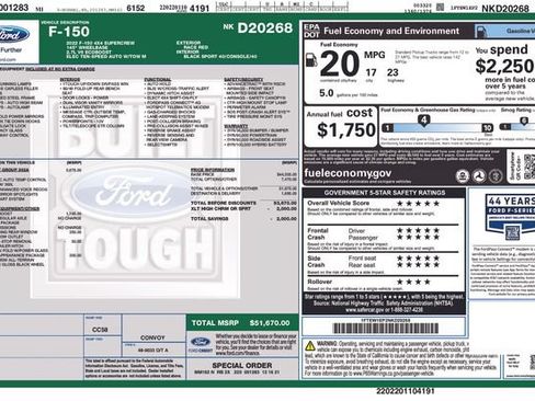 Used 2022 Ford F150 XLT w/ Equipment Group 302A High AWD/4WD image 15