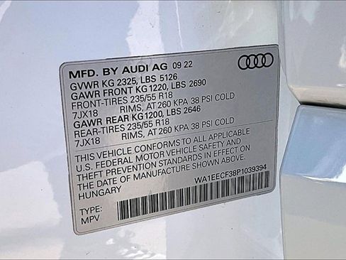 Used 2023 Audi Q3 2.0T Premium Plus w/ Premium Plus Package image 35