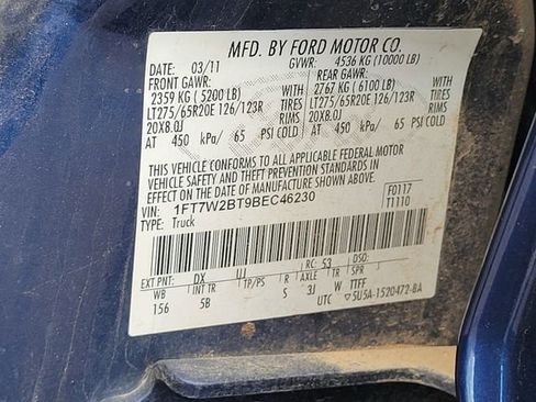 Used 2011 Ford F250 Lariat w/ Lariat Interior Pkg image 18