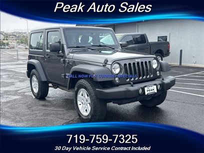 Used 2017 Jeep Wrangler Sport w/ Quick Order Package 24S
