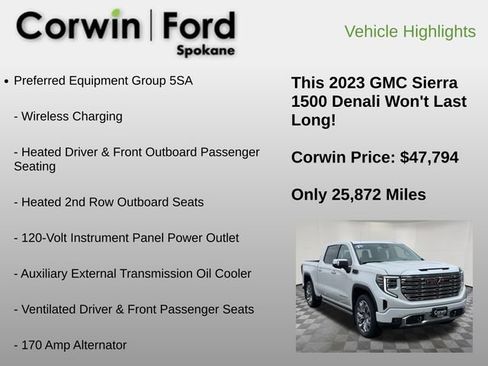 Used 2023 GMC Sierra 1500 Denali w/ Denali Reserve Package image 24