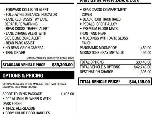 Used 2023 Buick Envision Essence w/ Sport Touring Package AWD/4WD image 2