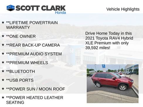 Used 2021 Toyota RAV4 XLE Premium AWD/4WD image 3