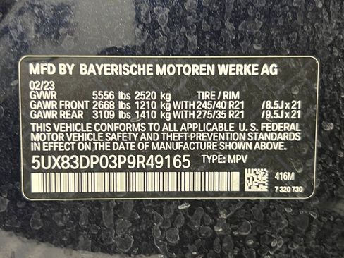 Certified 2023 BMW X3 M40i w/ Premium Package image 21