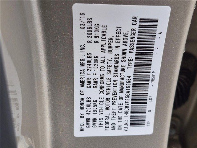Used 2016 Honda Accord LX image 15