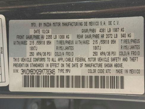 Used 2025 MAZDA CX-30 AWD 2.5 S w/ Preferred Package image 12