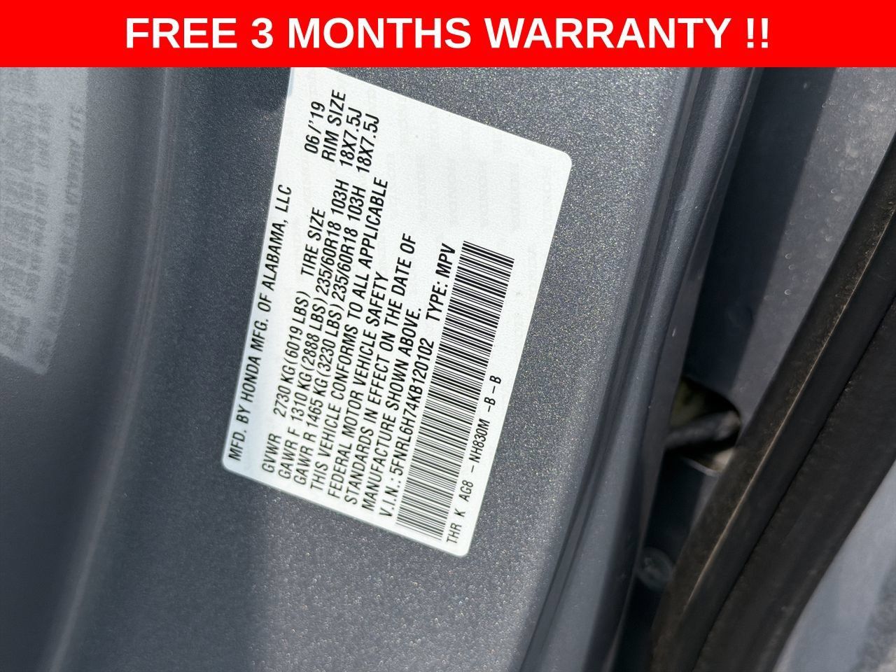 Used 2019 Honda Odyssey EX-L image 25