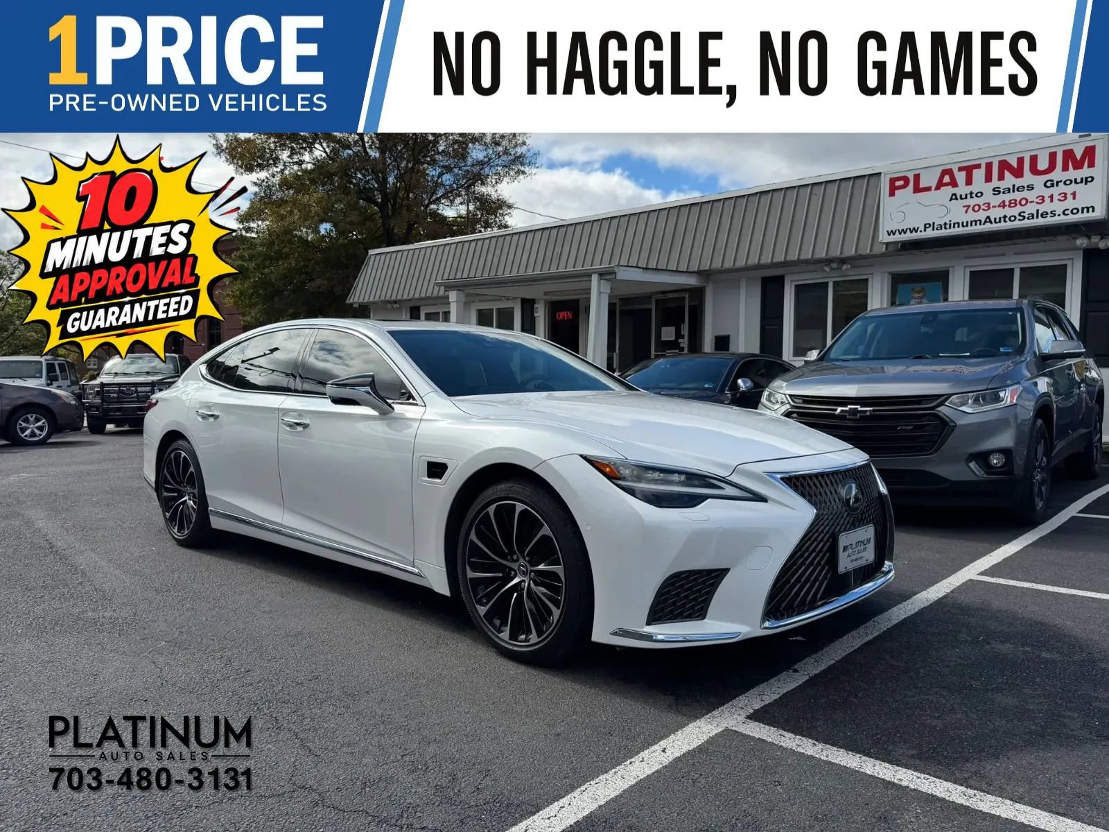 Used 2023 Lexus LS 500h AWD w/ Luxury Package image 1