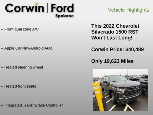 Used 2022 Chevrolet Silverado 1500 RST image 9