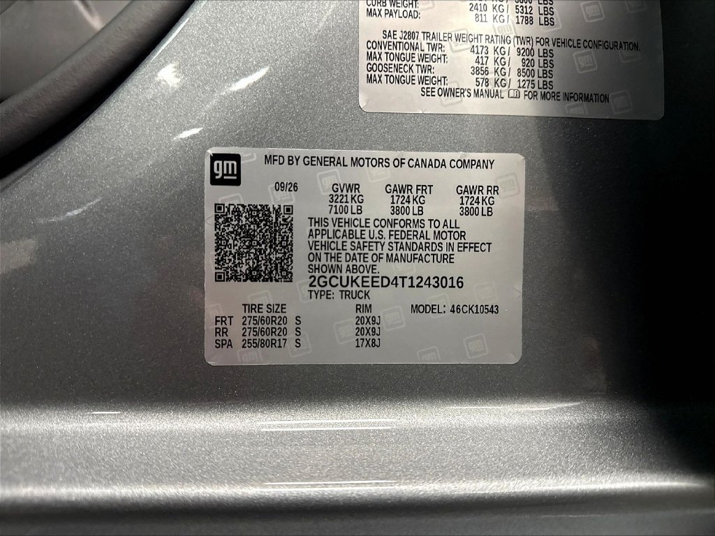New 2026 Chevrolet Silverado 1500 RST w/ True North Edition Plus AWD/4WD image 8