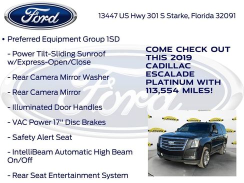 Used 2019 Cadillac Escalade Platinum image 20