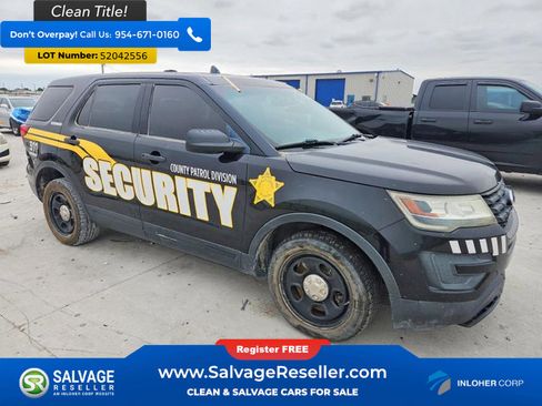 Used 2016 Ford Explorer 4WD Police Interceptor w/ 2-tone Vinyl Package #3 image 5