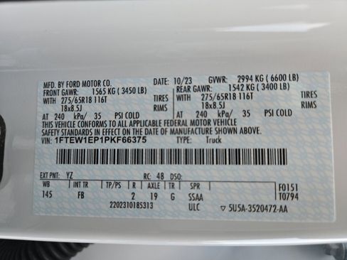 Certified 2023 Ford F150 XLT w/ Equipment Group 302A High image 26