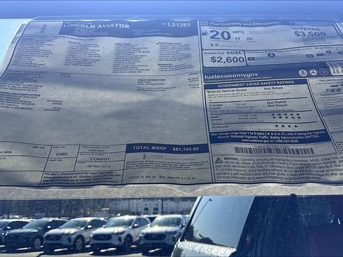 New 2025 Lincoln Aviator Reserve w/ Equipment Group 201A image 14
