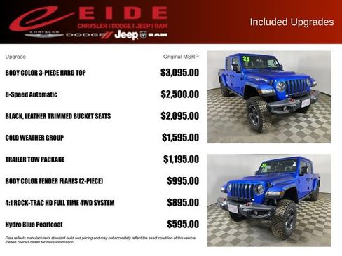 Used 2023 Jeep Gladiator Rubicon w/ Cold Weather Group AWD/4WD image 12