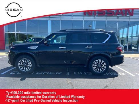 Certified 2023 Nissan Armada SL w/ Midnight Edition Package RWD image 1