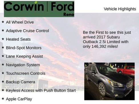 Used 2017 Subaru Outback 2.5i Limited AWD/4WD image 4