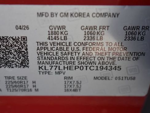 New 2026 Chevrolet Trax LT w/ LT Convenience Package FWD image 35