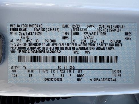 Used 2024 Ford Escape Active image 27