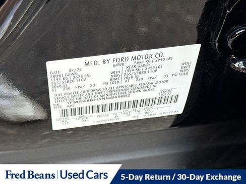 Used 2022 Ford Explorer ST-Line w/ Class IV Trailer Tow Package AWD/4WD image 37