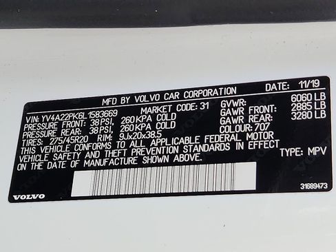 Used 2020 Volvo XC90 T6 Momentum w/ Protection Package Premier image 27