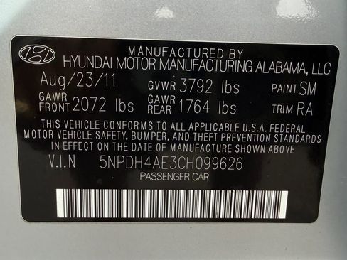 Used 2012 Hyundai Elantra Limited w/ Technology Pkg 5 image 65