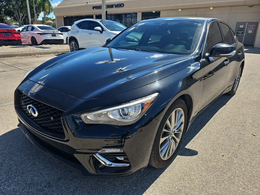 Used 2023 INFINITI Q50 Luxe w/ Cargo Package RWD image 2