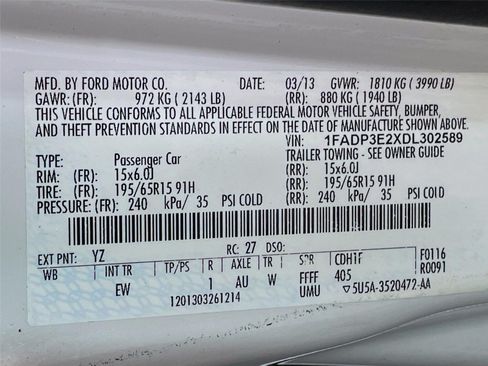 Used 2013 Ford Focus S FWD image 33