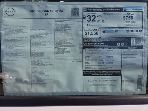 New 2026 Nissan Sentra SR image 6
