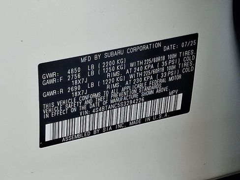 Certified 2025 Subaru Outback Limited AWD/4WD image 27