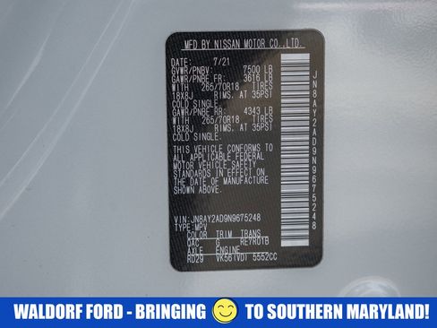 Used 2022 Nissan Armada SV w/ Cargo Package image 44