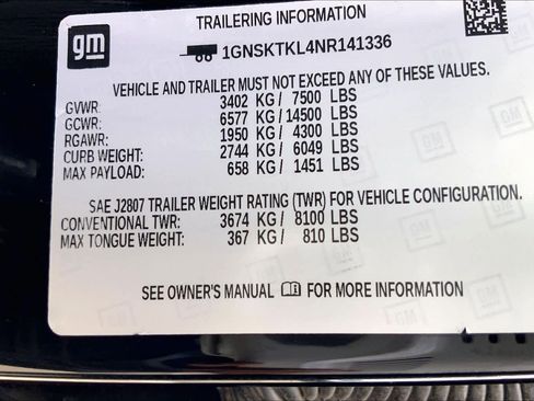 Used 2022 Chevrolet Tahoe High Country AWD/4WD image 47