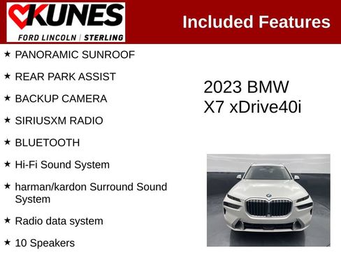 Used 2023 BMW X7 xDrive40i AWD/4WD image 3