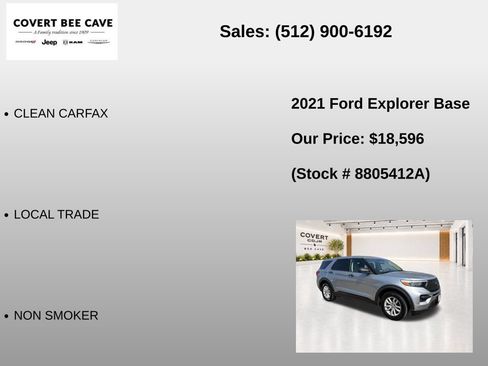 Used 2021 Ford Explorer 2WD image 7