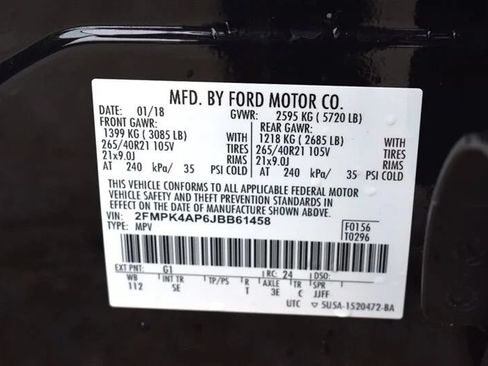 Used 2018 Ford Edge Sport w/ Equipment Group 401A AWD/4WD image 37