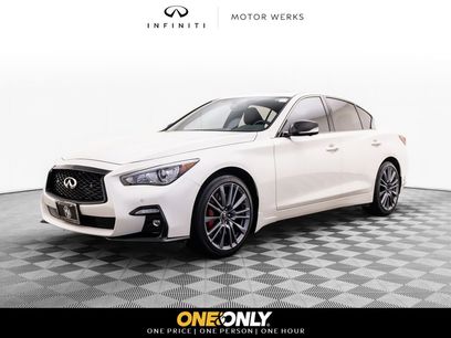 Used 2023 INFINITI Q50 Red Sport 400 w/ Carbon Fiber Package
