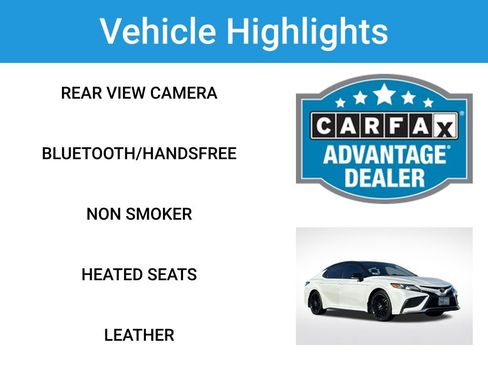 Used 2021 Toyota Camry XSE FWD image 2