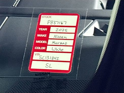Used 2025 Nissan Murano SL w/ Cargo Package AWD/4WD image 26