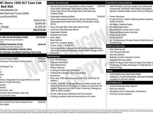 Used 2014 GMC Sierra 1500 SLT w/ SLT Crew Cab Value Package AWD/4WD image 6