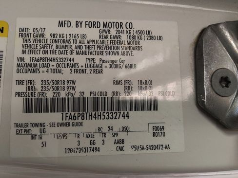 Used 2017 Ford Mustang Premium w/ Equipment Group 201A RWD image 33