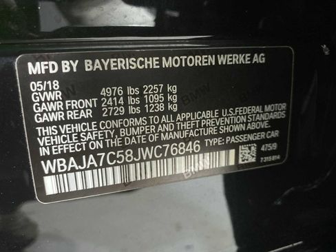 Used 2018 BMW 530i xDrive w/ Premium Package AWD/4WD image 21